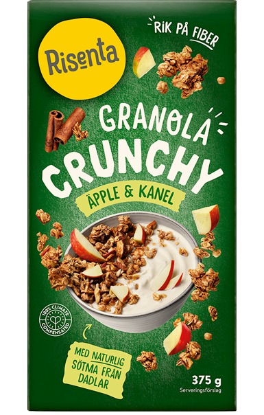 Förpackning med Granola från Risenta