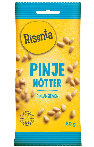 Påse med pinjenötter från Risenta