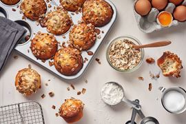 Frukostmuffins med müsli