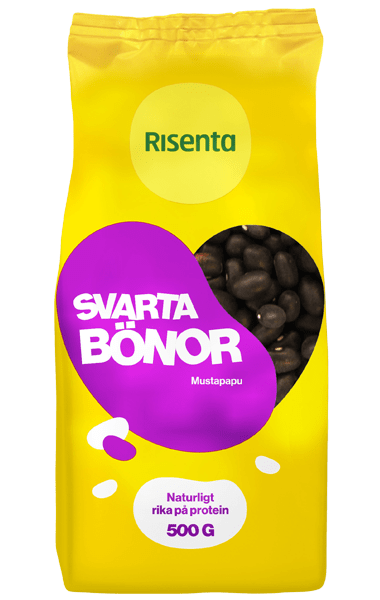 Påse med svarta bönor från Risenta