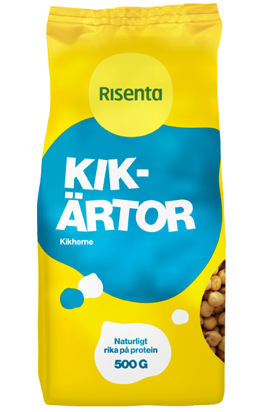 Påse med kikärtor från Risenta