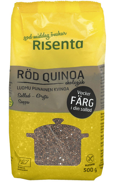 Påse med röd quinoa från Risenta