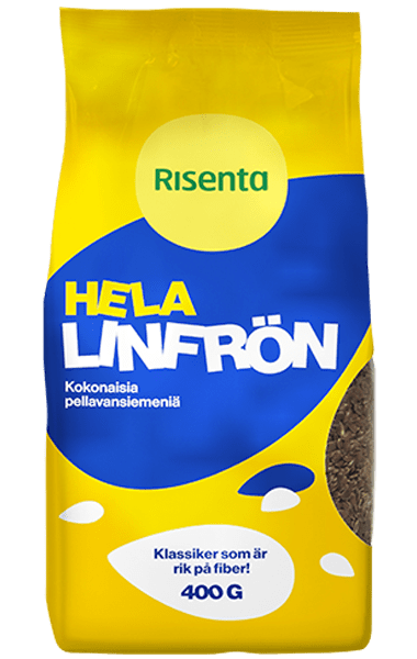 Påse med hela linfrön från Risenta