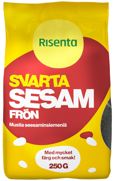 Påse med svarta sesamfrön från Risenta