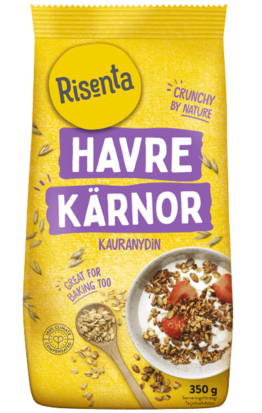 Påse med havrekärnor från Risenta