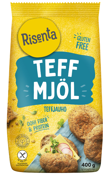 Påse med teffmjöl från Risenta