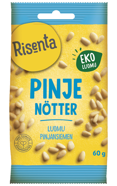 Påse med pinjenötter från Risenta